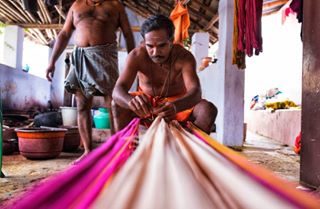During the handloom tour, you’ll discover, despite the painstaking efforts that reap meagre rewards, there is definitely color and happiness in the lives of the weaving community. The whole village celebrates the art, around which their lives revolve. As you visit, interact and exchange stories with the artisans and weavers, you’ll ponder how art is woven so seamlessly into the lives of the people here in the weaving village. .

DM for bookings.
.

#handloom #weaving #handloomsaree #warpandweft #pollachi #pollachipapyrus #travel #incredibleindia #enchantingtamilnadu #natgeotravellerindia #natgeoyourshot #lonelyplanetindia #discovertamilnadu #travelphotography #travelblog
#indiatravelgram #natgeotravellerindia 
#lonelyplanetindia 
#enchantingtamilnadu #instagood #instamood #travelgram #beautifuldestinations #goplayoutside #ilovetravel #instapassport #instatravel #stayandwander #travelawesome #traveldeeper #travelon #natgeotravel #travelandlife